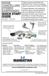 Manhattan 164238 headphone