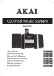 Akai AMP240 home audio set