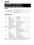 APC Back-UPS 750VA