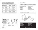 Kensington KeyFolio™ Case with Bluetooth® Keyboard for iPad®