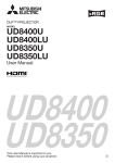 Mitsubishi Electric UD8350U/BL data projector