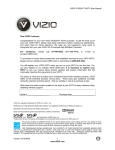 VIZIO VF552XVT LCD TV