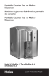 Haier HPIMD25B ice cube maker