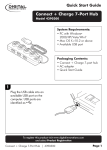 Micro Innovations Connect + Charge 7-Port Hub