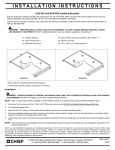 Chief SLB024 mounting kit