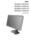 NEC MultiSync PA271W