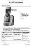 Uniden WXI3077 telephone