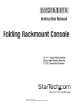 StarTech.com RACKCOND1701 rack console