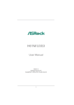 Asrock H61M/U3S3 motherboard