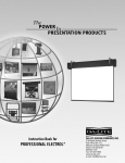 Da-Lite Professional Electrol 13'6" x 18'