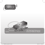 Sweex 100 Watt High Perform Universal Notebook Adapter