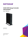 Netgear N300 WiFi Range Extender