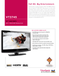 Viewsonic VT3745 LCD TV