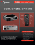 Optoma TX330 data projector