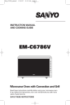 Sanyo EM-C6786V microwave