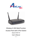 AirLink Wireless N 300 Ethernet Adapter