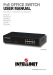Intellinet 8-Port PoE Office Switch