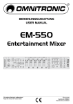 Omnitronic EM-550