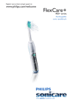 Philips Sonicare FlexCare Rechargeable sonic toothbrush HX6952