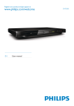 Philips DVD player with HDMI and USB DVP3880