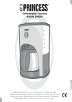 Princess 240301 coffee maker
