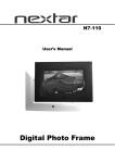 Nextar N7-110 digital photo frame
