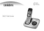 Uniden DECT1560 telephone