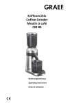 Graef CM 80 coffee grinder