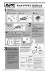 APC BE600-LM uninterruptible power supply (UPS)