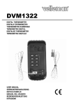 Velleman DVM1322 digital body thermometer