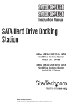 StarTech.com 4 Bay eSATA USB 2.0 to SATA Hard Drive Docking Station