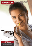 Inventum GF760 deep fryer