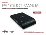 Cradlepoint MBR1200 WLAN access point