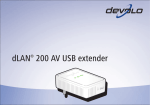 Devolo dLAN 200 AV USB Extender Starter Kit