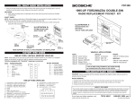 Scosche FD1300B mounting kit