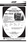 Metra 99-7012 mounting kit