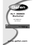 Gefen EXT-3GSDI-441 video switch