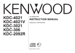 Kenwood Electronics KDC-3021A car media receiver