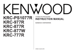 Kenwood Electronics KRC-777R AV receiver