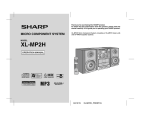 Sharp XLMP2H home audio set
