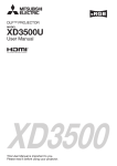 Mitsubishi Electric XD3500U data projector
