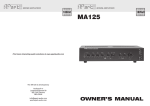 APart MA125 AV receiver