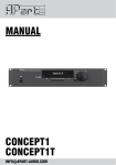 APart CONCEPT1 AV receiver
