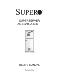 Supermicro 4021GA-62R+F