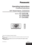 Panasonic PT-DW530E data projector