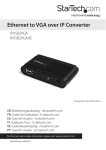 StarTech.com Ethernet to VGA over IP Converter