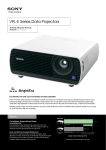 Sony VPL-EX120 data projector