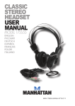 Manhattan 175555 headset