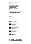 Palson 30483 steam cleaner