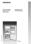 Siemens KI24FA50 combi-fridge